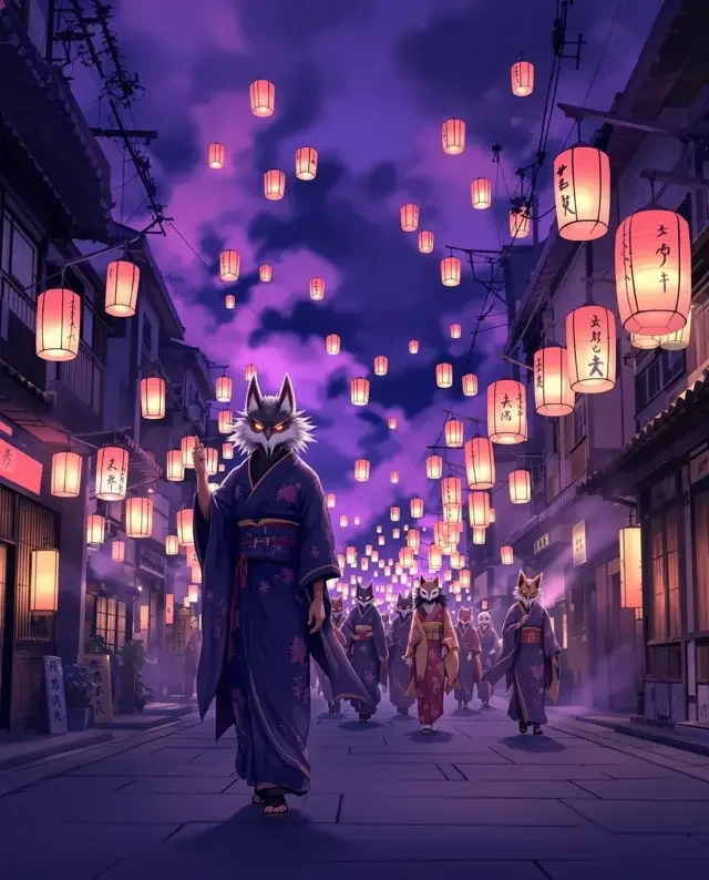 和风妖怪夜行 - 斗罗大陆漫画免费观看同人作品