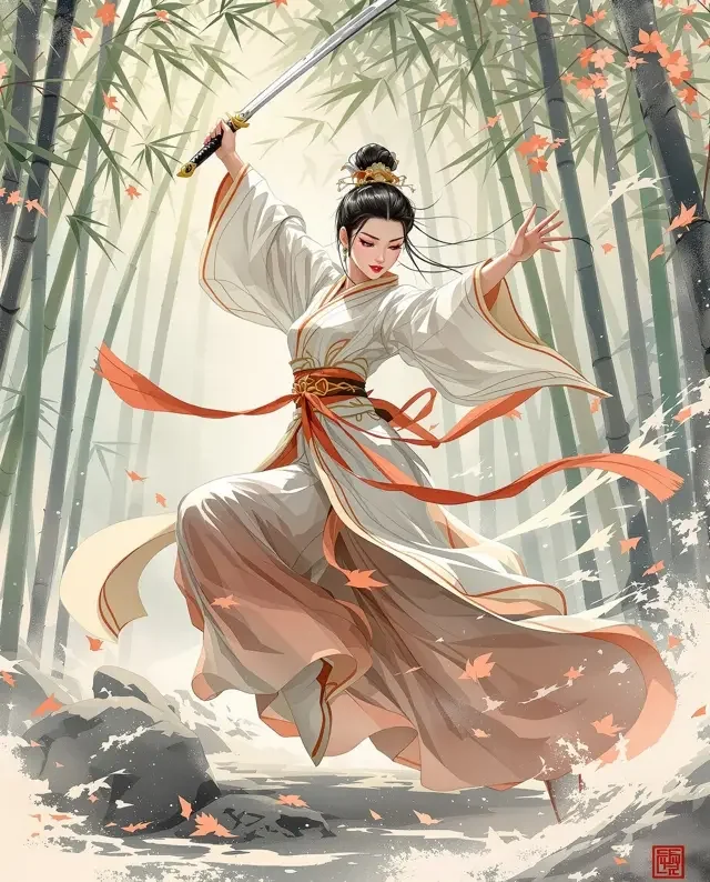 古风侠女的剑舞 - 斗罗大陆漫画免费观看同人作品