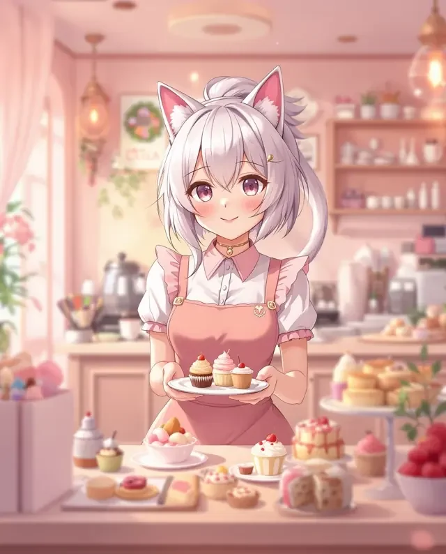甜品店的猫耳店员 - 斗罗大陆漫画免费观看同人作品